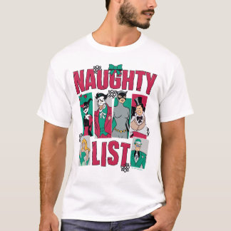 Batman | Santa Naughty List of Villains T-Shirt