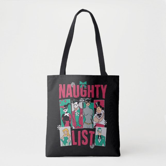 Batman | Santa Naughty List of Villains Tasche (Vorderseite)