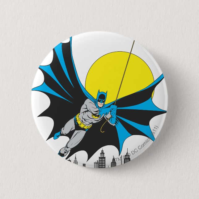 Batman Schwingt Button (Vorderseite)