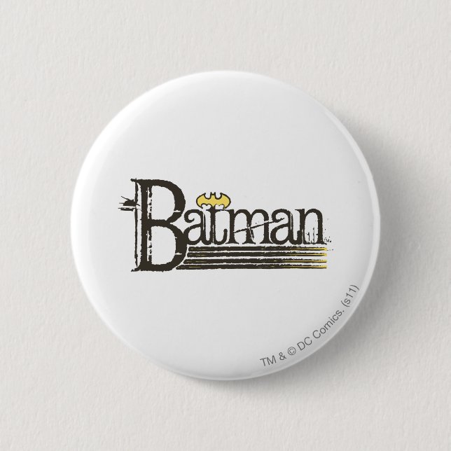 Batman-Showtime-Buchstaben Button (Vorderseite)
