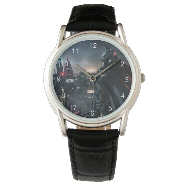 Batman sieht Stadt Armbanduhr (Vorderseite)