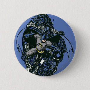 Batman Skulls/Tinte Doodle 2 Button