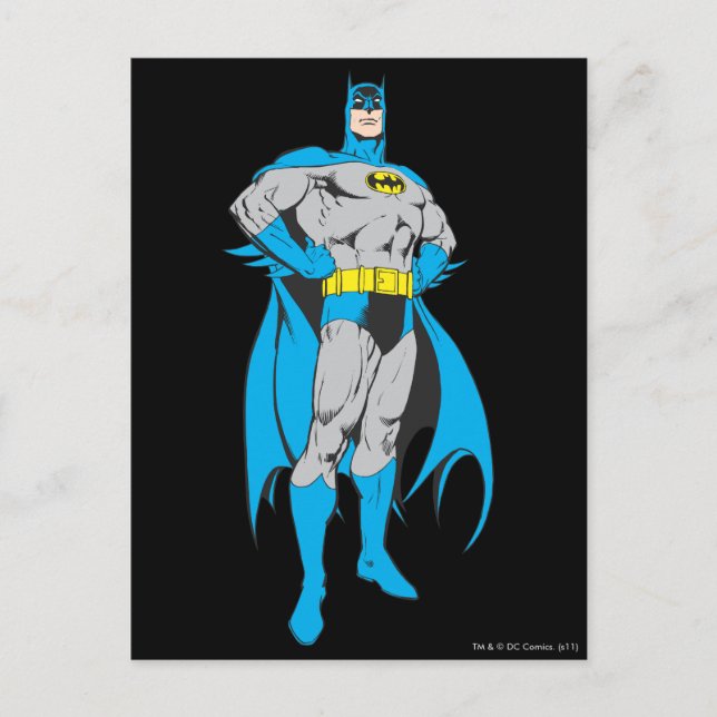 Batman Stands Postkarte (Vorderseite)