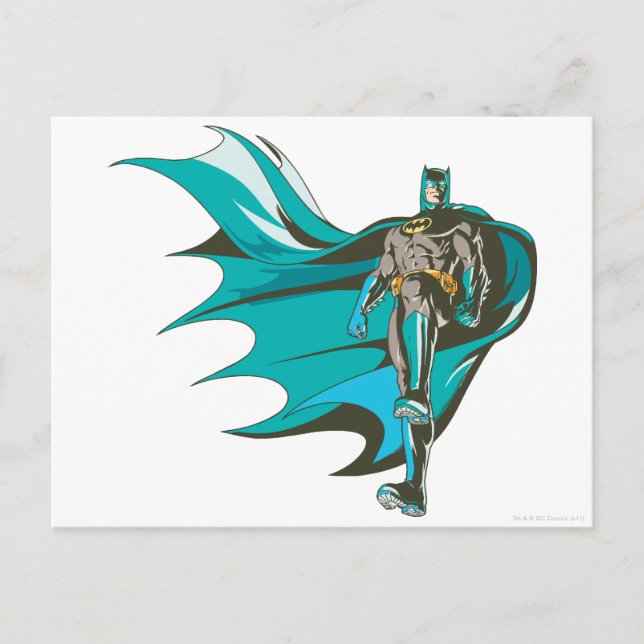 Batman Stehend Postkarte (Vorderseite)
