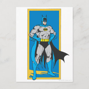 Batman steht 2 postkarte
