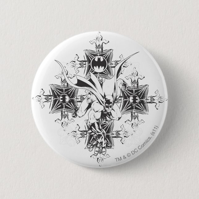 Batman Street Design Button (Vorderseite)