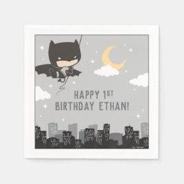 Batman Super Hero Erster Geburtstag Napkins Serviette