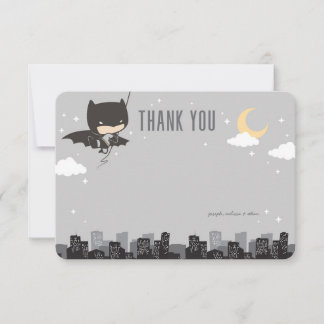 Batman Super Hero Erster Geburtstag Vielen Dank Einladung
