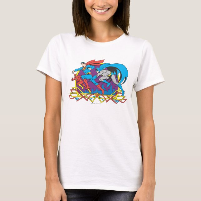 Batman + Superman + Flash T-Shirt (Vorderseite)