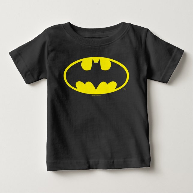 Batman Symbol | Becken-Oval-Logo Baby T-shirt (Vorderseite)