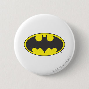 Batman Symbol   Becken-Oval-Logo Button