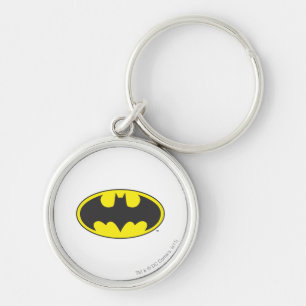 Batman Symbol   Becken-Oval-Logo Schlüsselanhänger