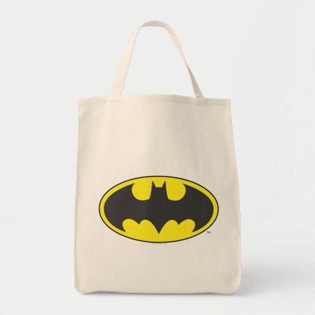 Batman Symbol | Becken-Oval-Logo Tragetasche (Vorne)