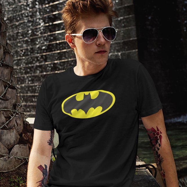 Batman Symbol | Becken-Oval-Logo Tri-Blend Shirt (Von Creator hochgeladen)