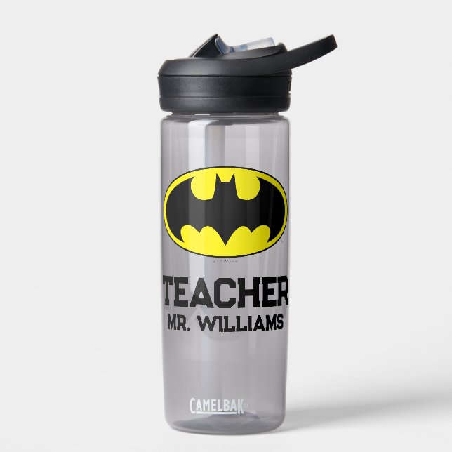 Batman Symbol | Becken-Oval-Logo Trinkflasche (Links)