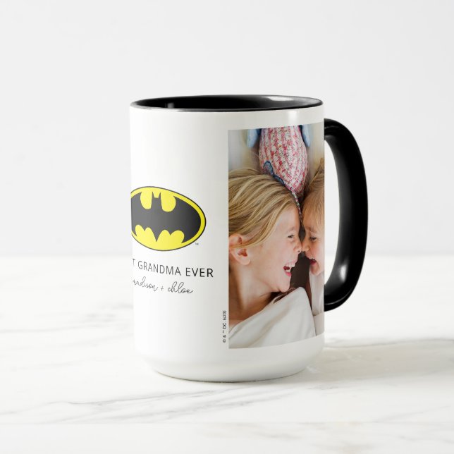 Batman Symbol | Bestes Oma-Foto Tasse (VorderseiteRechts)