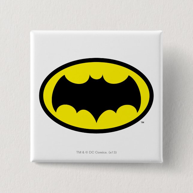 Batman Symbol Button (Vorderseite)