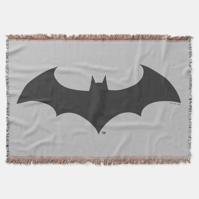 Batman Symbol | Einfache Bat-Silhouette Decke (Vorderseite)