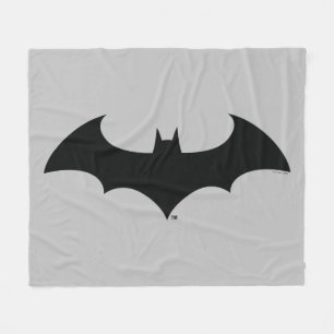 Batman Symbol Einfache Bat-Silhouette Fleecedecke