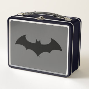 Batman Symbol Einfache Bat-Silhouette Metall Brotdose