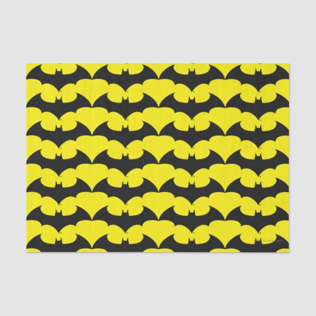 Batman Symbol | Einfache Bat-Silhouette Seidenpapier (Vorderseite)