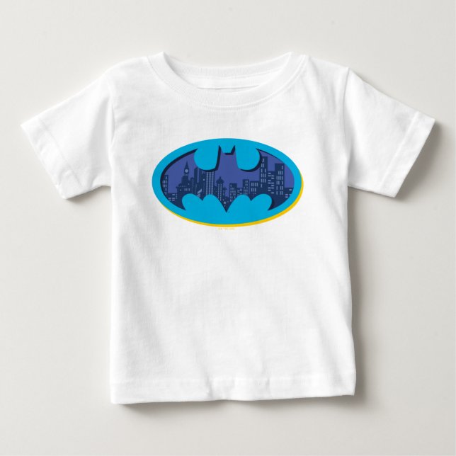 Batman | Symbol für die Stadt Arkham Baby T-shirt (Vorderseite)
