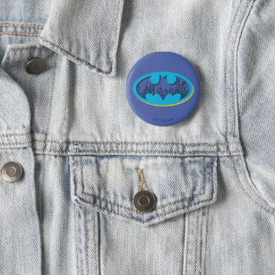 Batman   Symbol für die Stadt Arkham Button