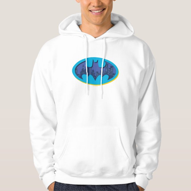 Batman | Symbol für die Stadt Arkham Hoodie (Vorderseite)
