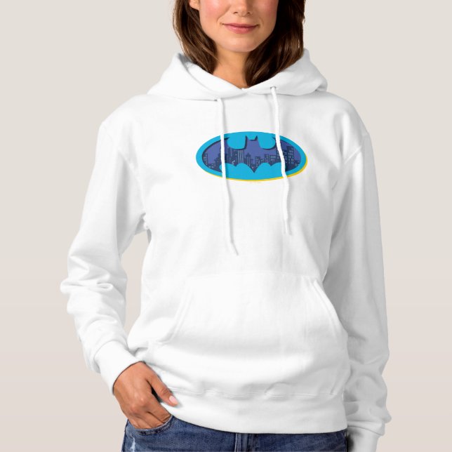 Batman | Symbol für die Stadt Arkham Hoodie (Vorderseite)