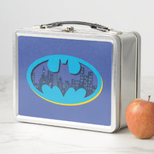 Batman Symbol für die Stadt Arkham Metall Brotdose