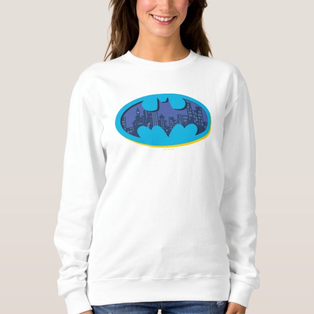 Batman | Symbol für die Stadt Arkham Sweatshirt (Vorderseite)