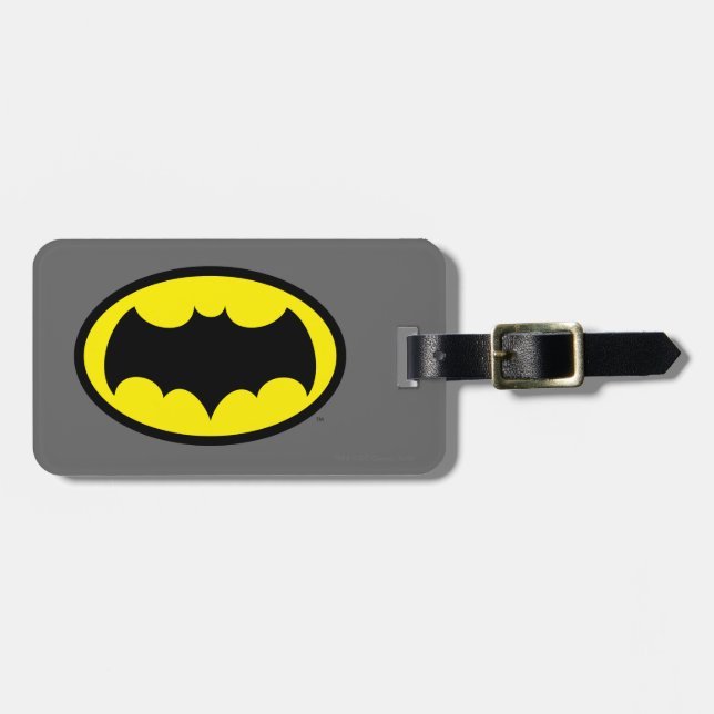 Batman Symbol Gepäckanhänger (Vorderseite horizontal)