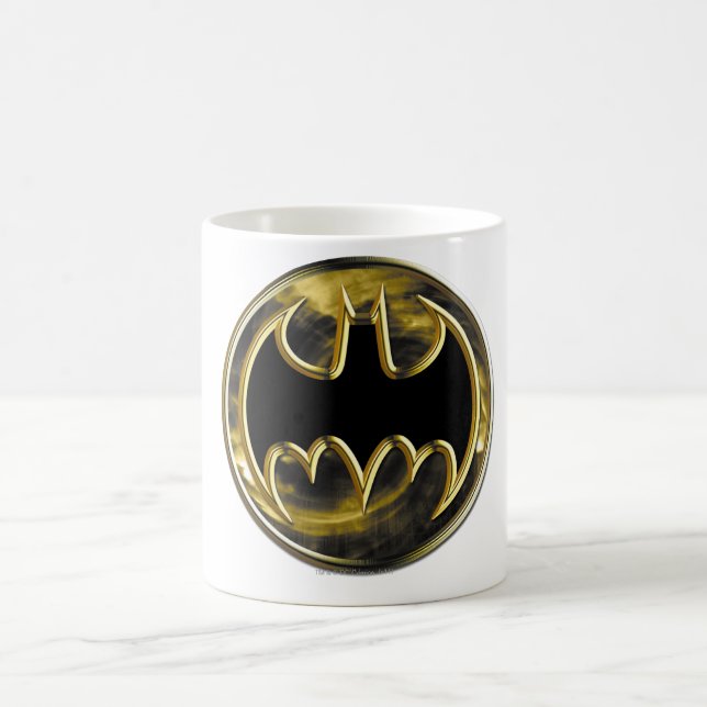 Batman Symbol | Gold-Logo Kaffeetasse (Mittel)