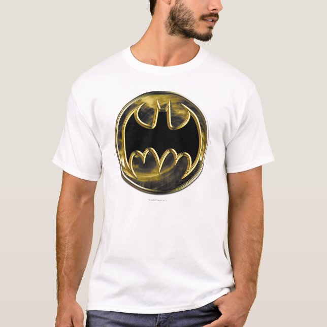 Batman Symbol | Gold-Logo T-Shirt (Vorderseite)