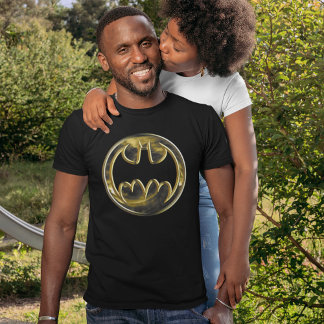 Batman Symbol | Gold-Logo Tri-Blend Shirt