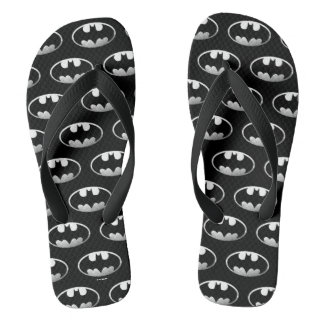Batman Symbol | Grainy-Logo Flip Flops