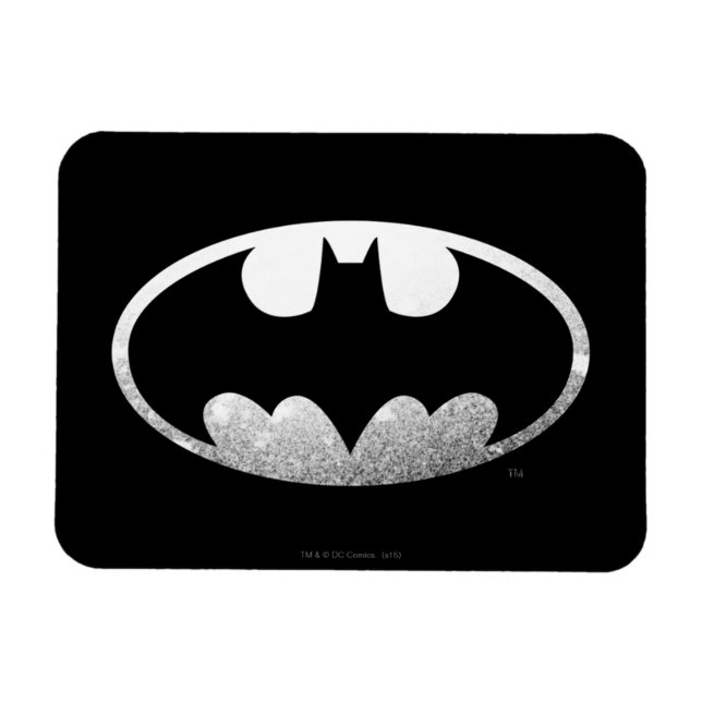 Batman Symbol | Grainy-Logo Magnet (Horizontal)