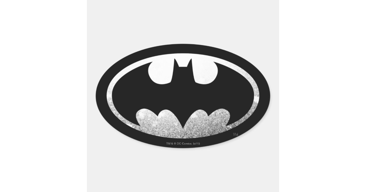 DC Comics Batman Logo Schwarze Fledermaus Klassisch Aufkleber Sticker