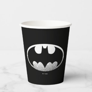 Batman Symbol   Grainy-Logo Pappbecher