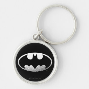 Batman Symbol   Grainy-Logo Schlüsselanhänger