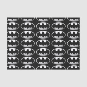 Batman Symbol Grainy Logo Seidenpapier