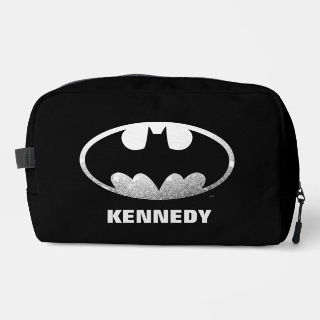 Batman Symbol | Grainy-Logo Waschbeutel (Vorderseite)