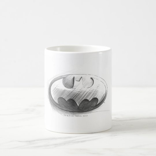 Batman Symbol Insignien Zeichnend Logo Kaffeetasse Zazzle Ch