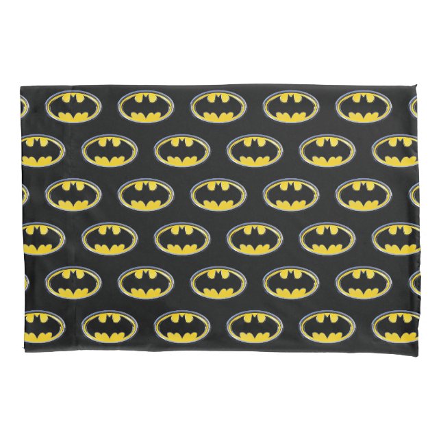 Batman Symbol | Klassisches Logo Kissenbezug (Vorderseite)