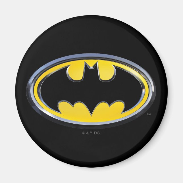 Batman Symbol | Klassisches Logo Magnet (Vorne)