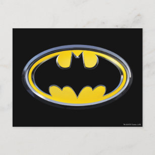 Batman Symbol   Klassisches Logo Postkarte