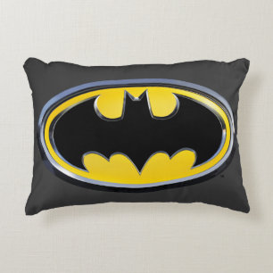 Batman Symbol   Klassisches Logo Zierkissen