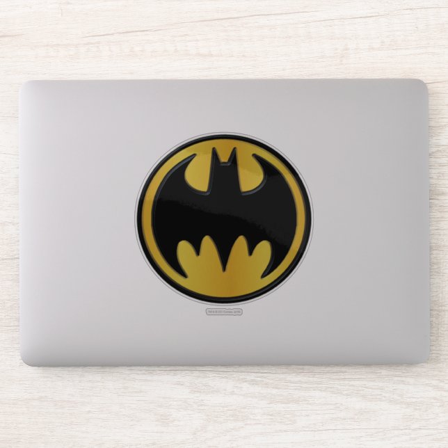 Batman Symbol | Klassisches Round-Logo Aufkleber (Computer)