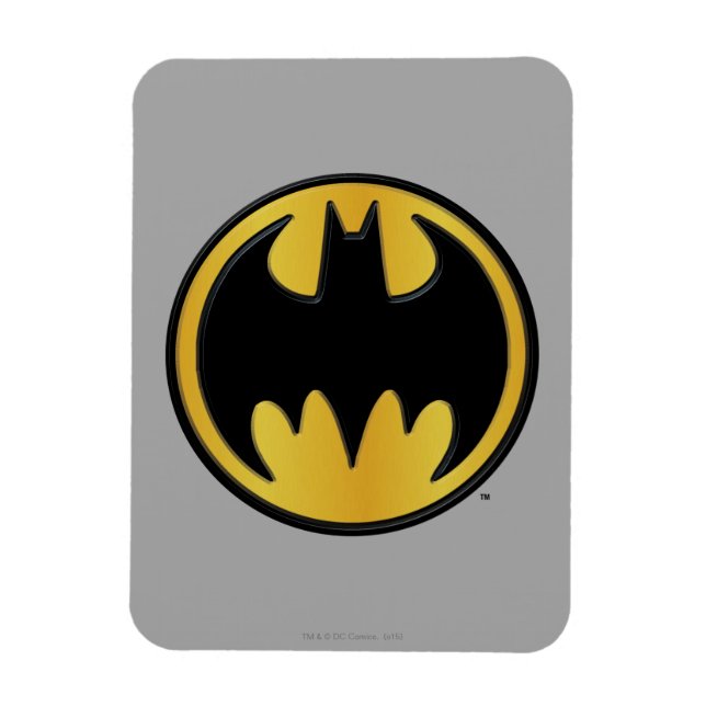 Batman Symbol | Klassisches Round-Logo Magnet (Vertikal)