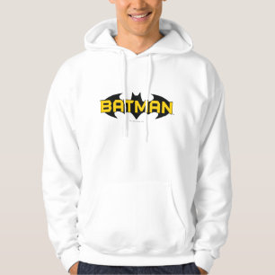 Batman Symbol   Name Gelb/Schwarz Hoodie